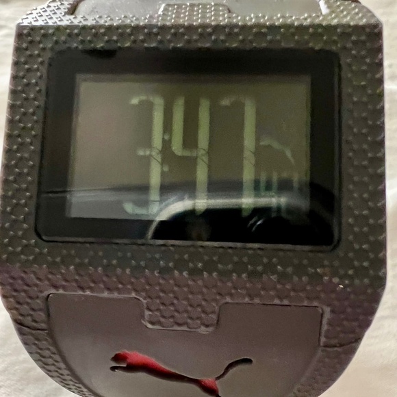 PUMA Active Sports Watch 910361003 - Grey and Red - Picture 2 of 7